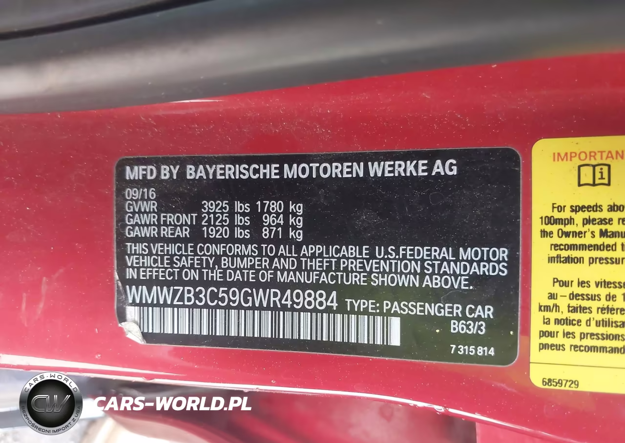 2016 Mini Countryman Cooper VIN:WMWZB3C59GWR49884 - 9
