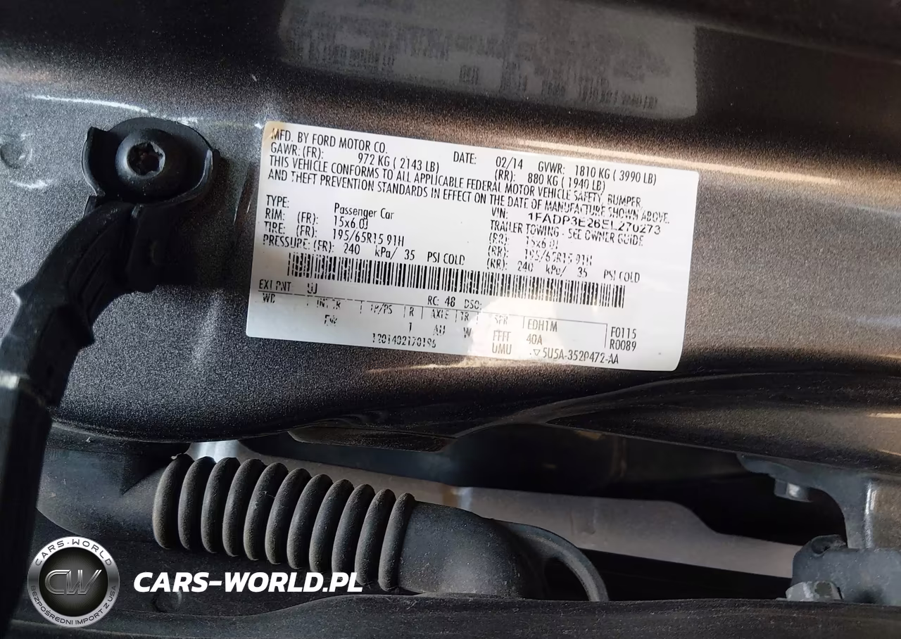 2014 Ford Focus S VIN:1FADP3E26EL270273 - 9