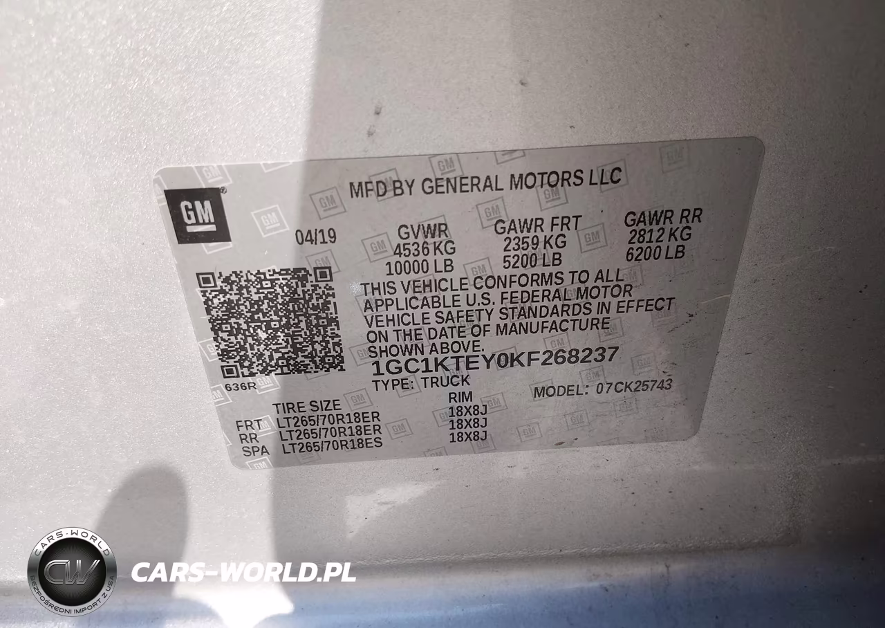 2019 Chevrolet Silverado 2500Hd Ltz VIN:1GC1KTEY0KF268237 - 9