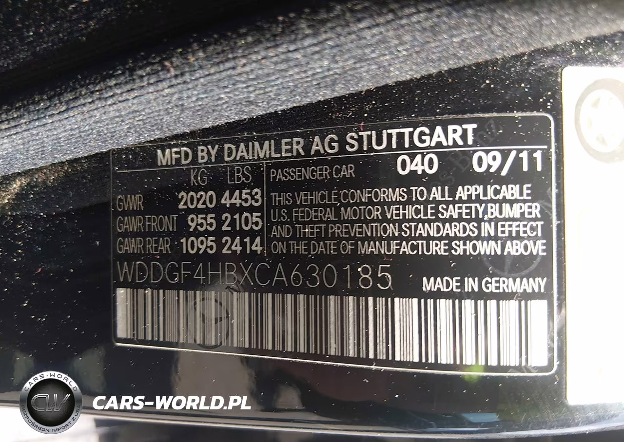 2012 Mercedes-Benz C 250 Sport VIN:WDDGF4HBXCA630185 - 9