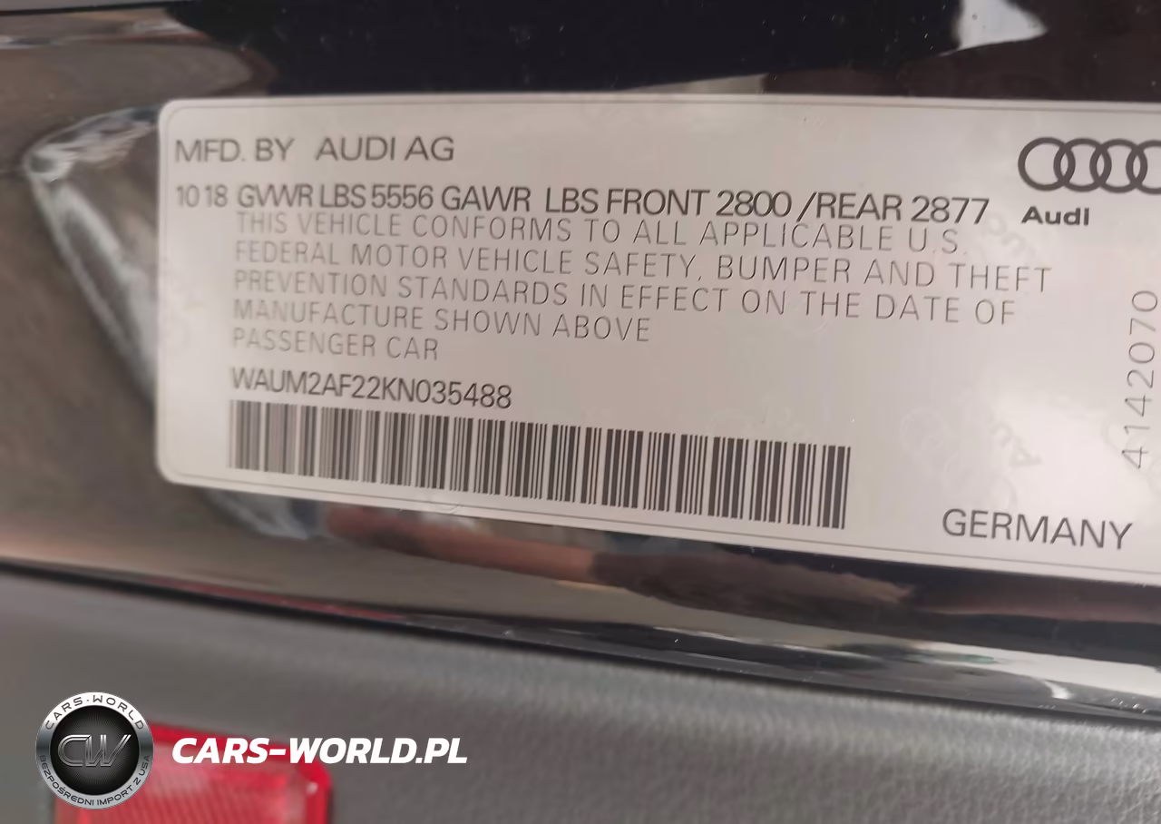 2019 Audi A6 55 Premium VIN:WAUM2AF22KN035488 - 9