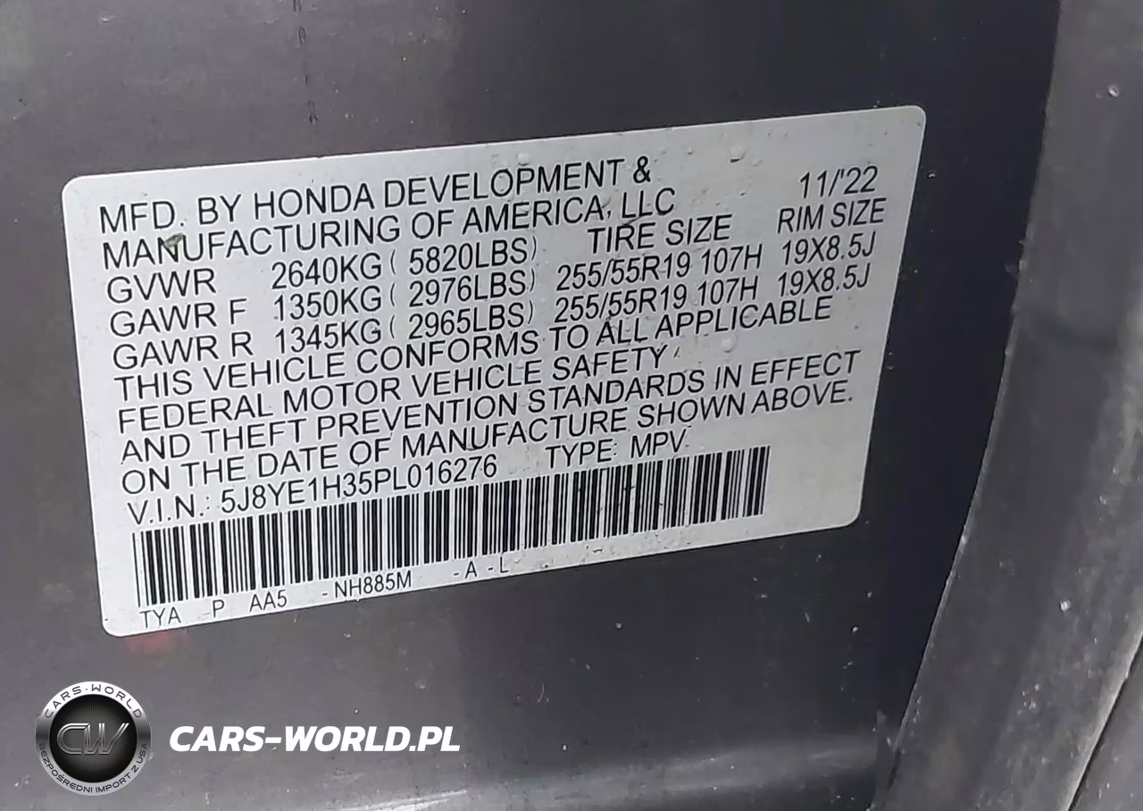 2023 Acura Mdx Standard VIN:5J8YE1H35PL016276 - 9