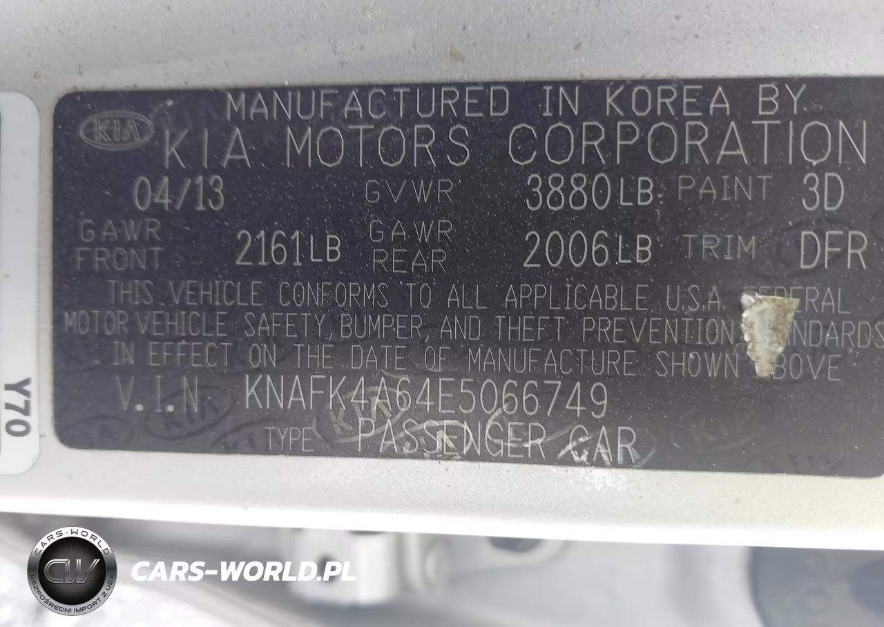 2014 Kia Forte Lx VIN:KNAFK4A64E5066749 - 9