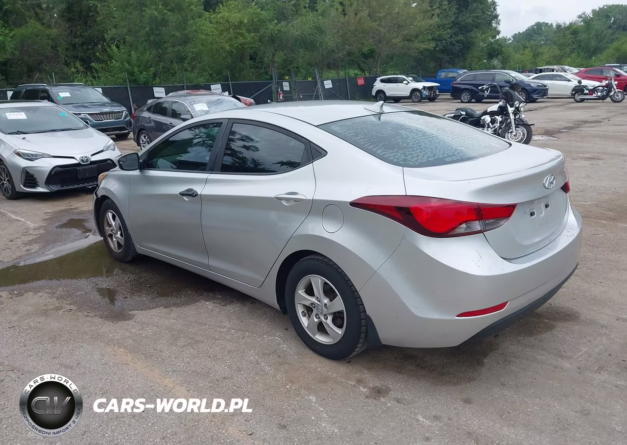 2015 Hyundai Elantra Se VIN:5NPDH4AE6FH604112 - 3