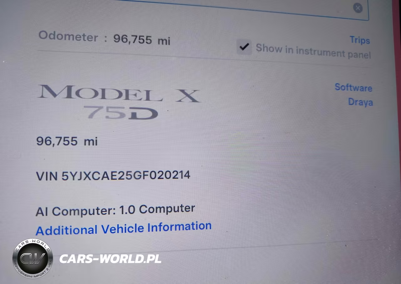 2016 Tesla Model X 60D-70D-75D-90D VIN:5YJXCAE25GF020214 - 15