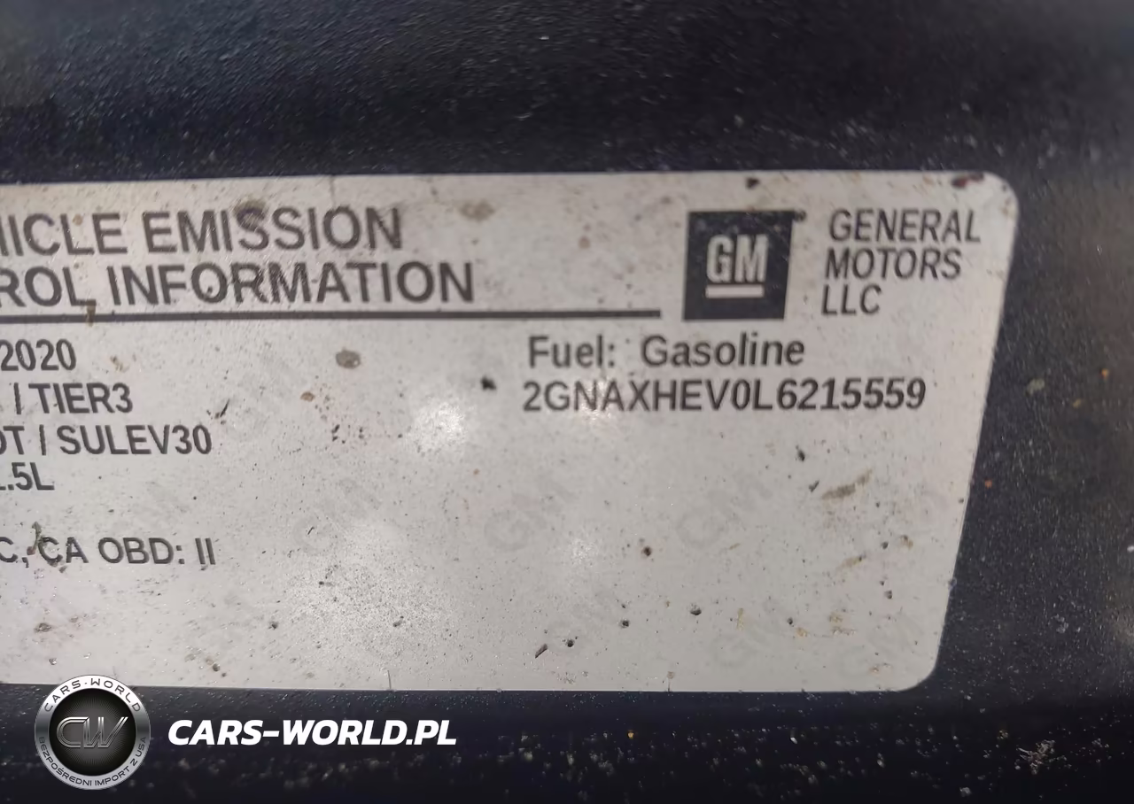 2020 Chevrolet Equinox Fwd Ls VIN:2GNAXHEV0L6215559 - 9