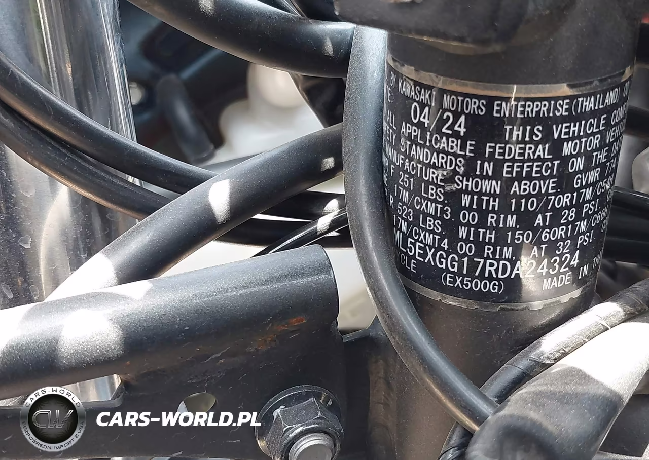 2024 Kawasaki Ex500 VIN:ML5EXGG17RDA24324 - 10
