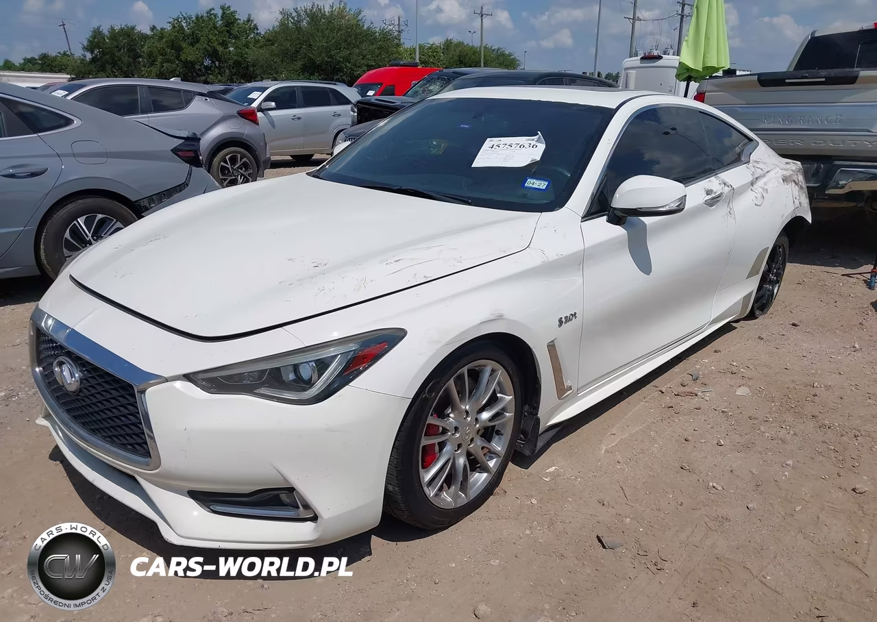 2017 Infiniti Q60 3.0T Red Sport 400 VIN:JN1FV7EKXHM610297 - 2