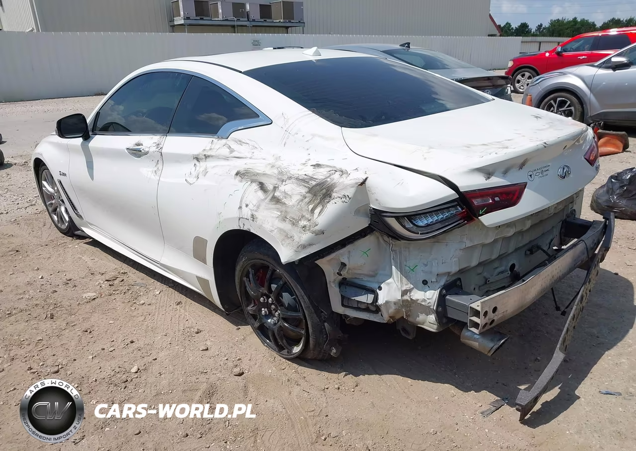 2017 Infiniti Q60 3.0T Red Sport 400 VIN:JN1FV7EKXHM610297 - 3