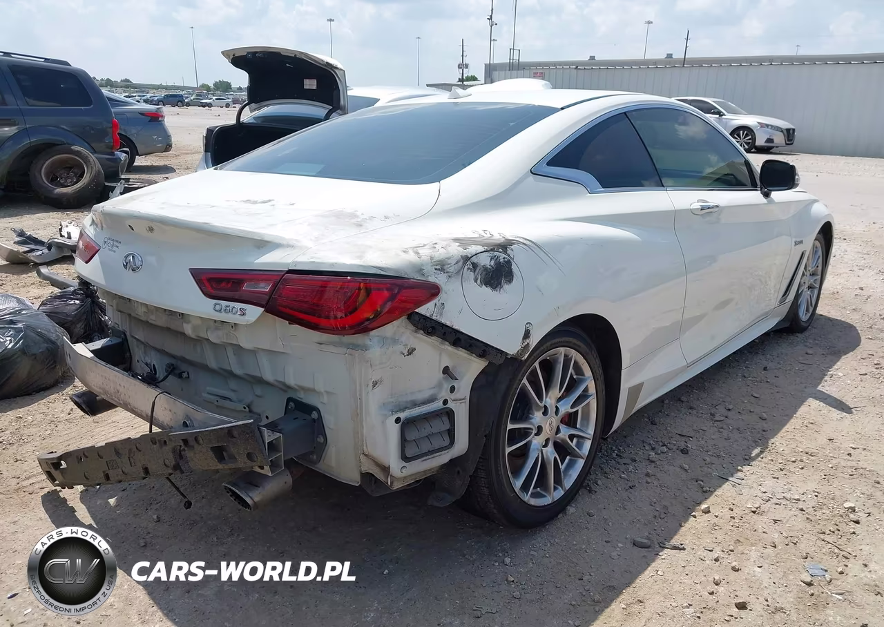 2017 Infiniti Q60 3.0T Red Sport 400 VIN:JN1FV7EKXHM610297 - 4