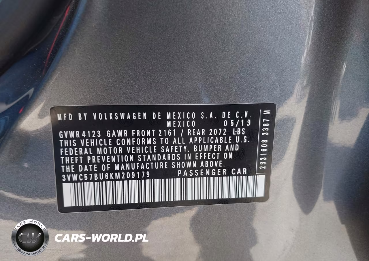 2019 Volkswagen Jetta 1.4T R-Line-1.4T S-1.4T Se VIN:3VWC57BU6KM209179 - 9