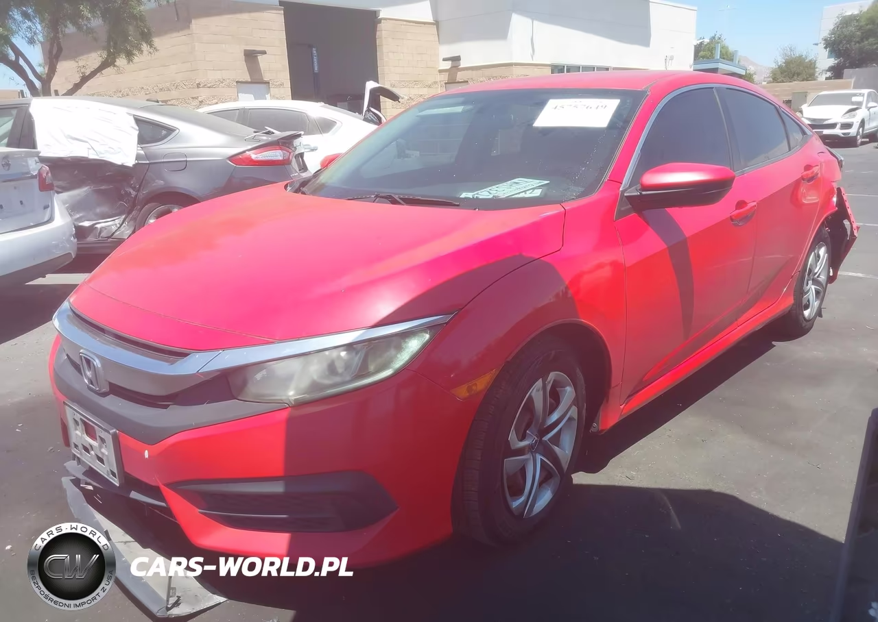2016 Honda Civic Lx VIN:2HGFC2F53GH537839 - 2