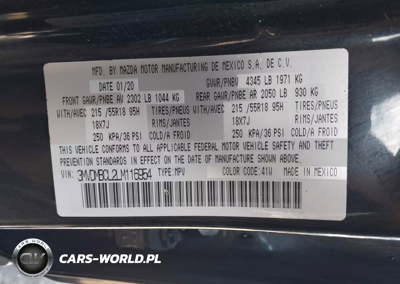 2020 Mazda Cx-30 Select Package VIN:3MVDMBCL2LM116954 - 9