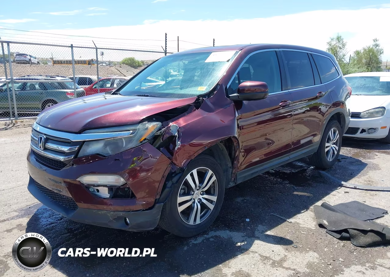 2016 Honda Pilot Ex-L VIN:5FNYF6H51GB071241 - 2