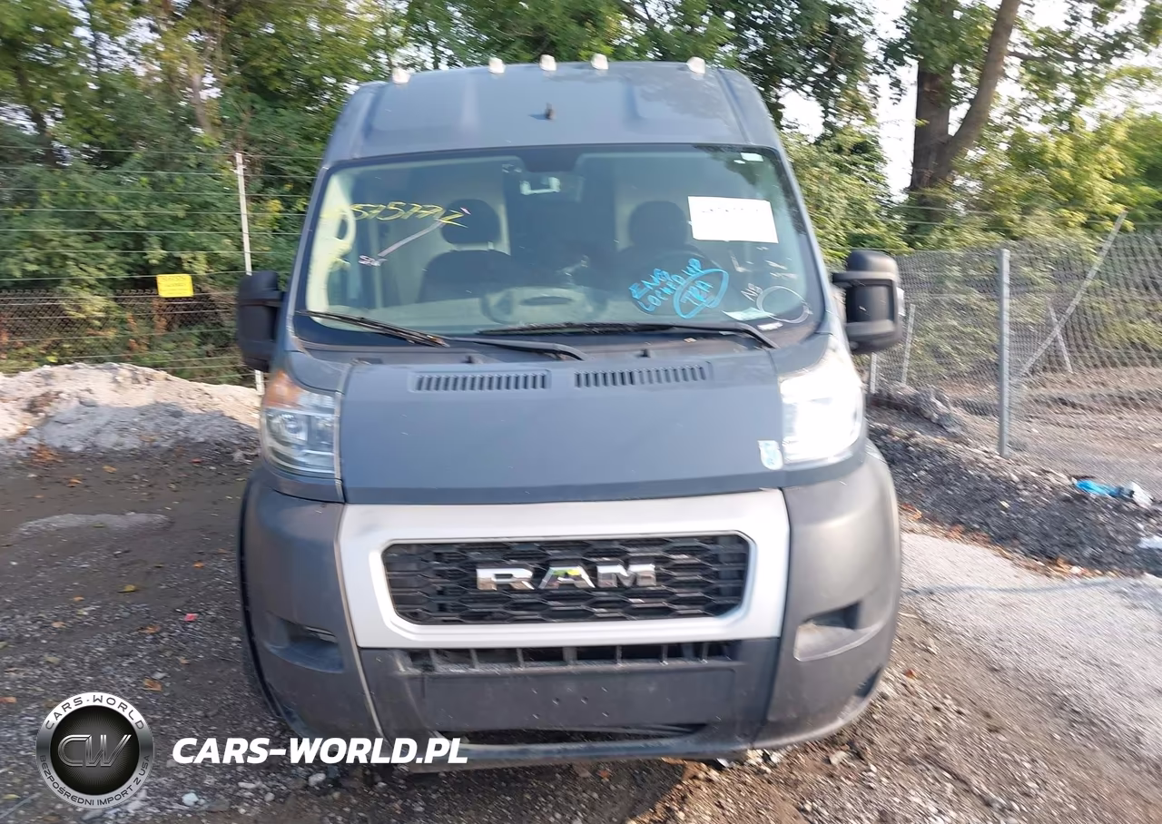 2020 Ram Promaster 3500 Cargo Van High Roof 159 Wb Ext VIN:3C6URVJG2LE106940 - 12