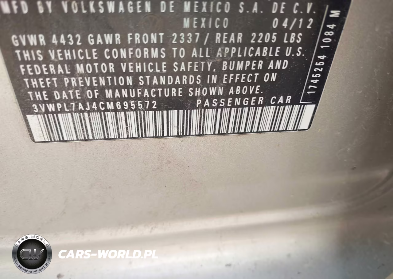 2012 Volkswagen Jetta Sportwagen 2.0L Tdi VIN:3VWPL7AJ4CM695572 - 9