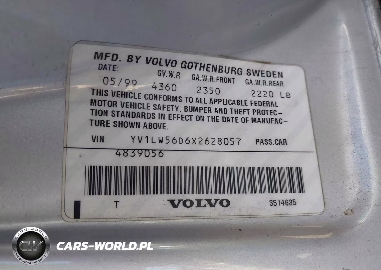 1999 Volvo V70 Glt VIN:YV1LW56D6X2628057 - 9