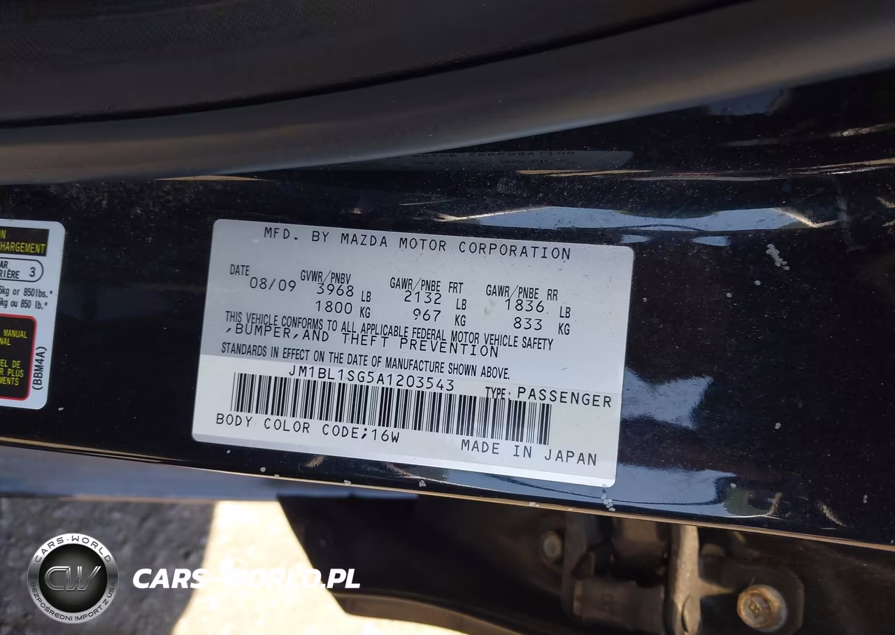 2010 Mazda Mazda3 I Touring VIN:JM1BL1SG5A1203543 - 9