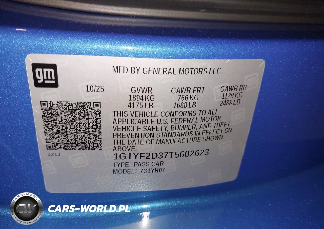 2026 Chevrolet Corvette Z06 , 3Lz, Rwd VIN:1G1YF2D37T5602623 - 9