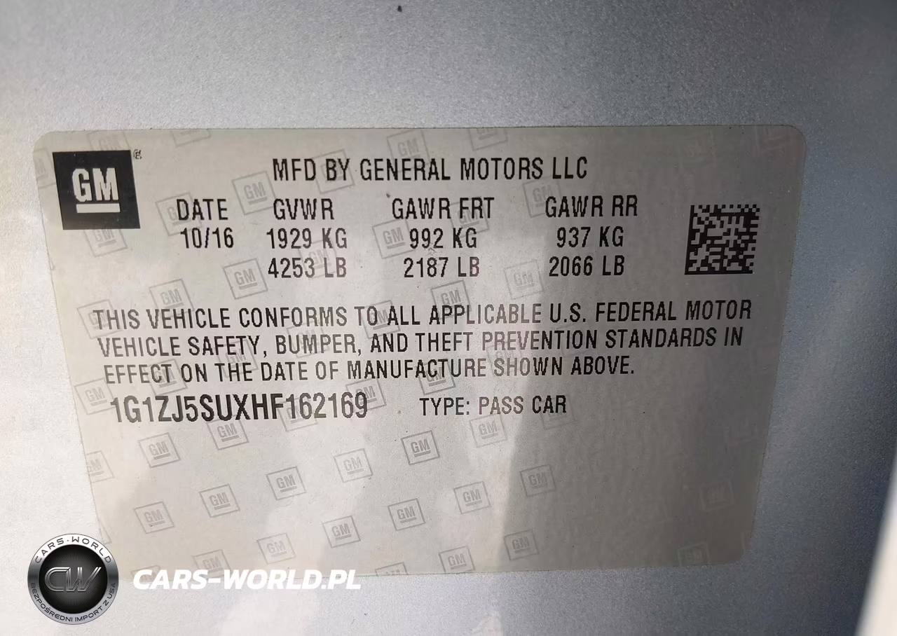2017 Chevrolet Malibu Hybrid VIN:1G1ZJ5SUXHF162169 - 9