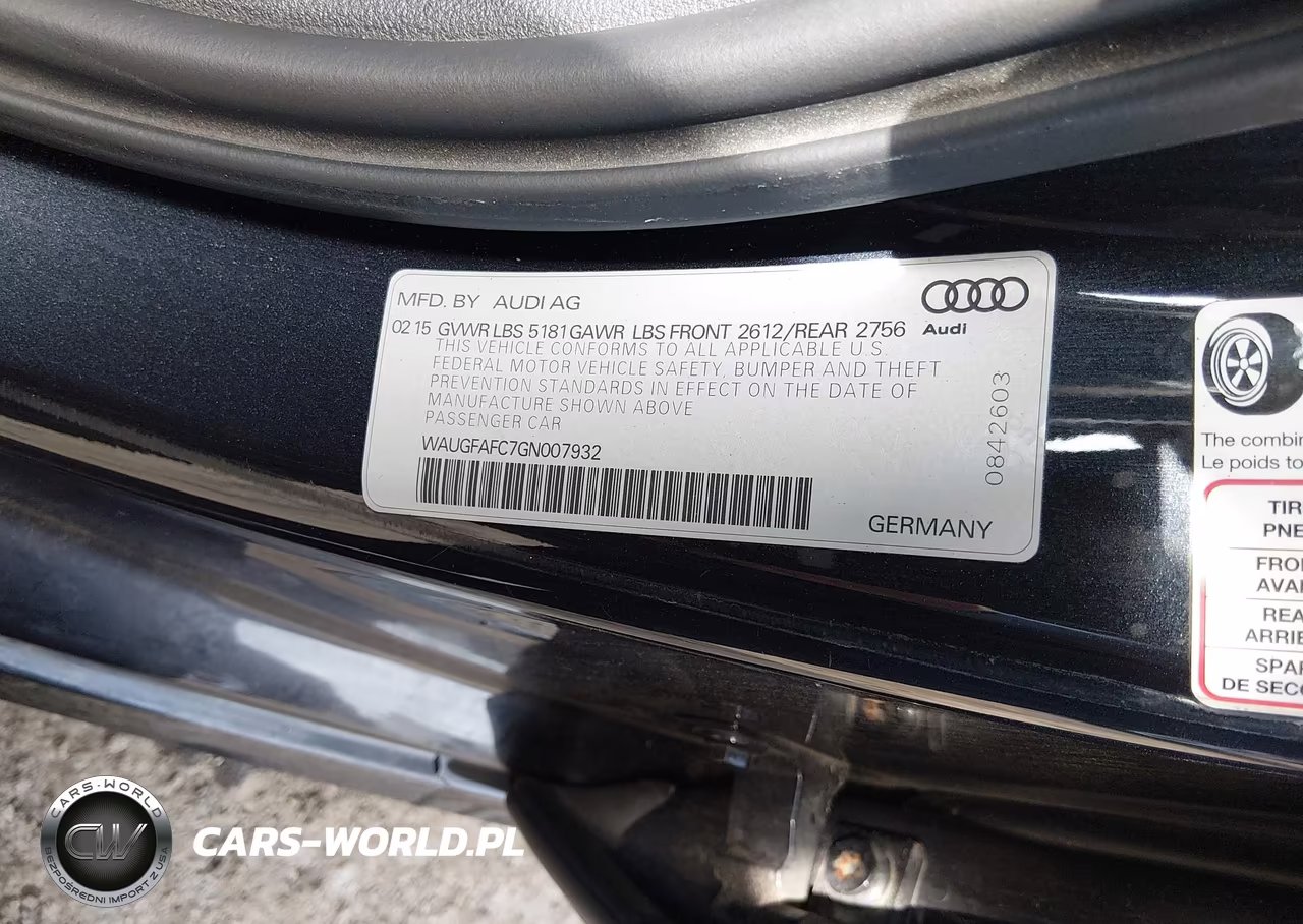 2016 Audi A6 2.0T Premium Plus VIN:WAUGFAFC7GN007932 - 9