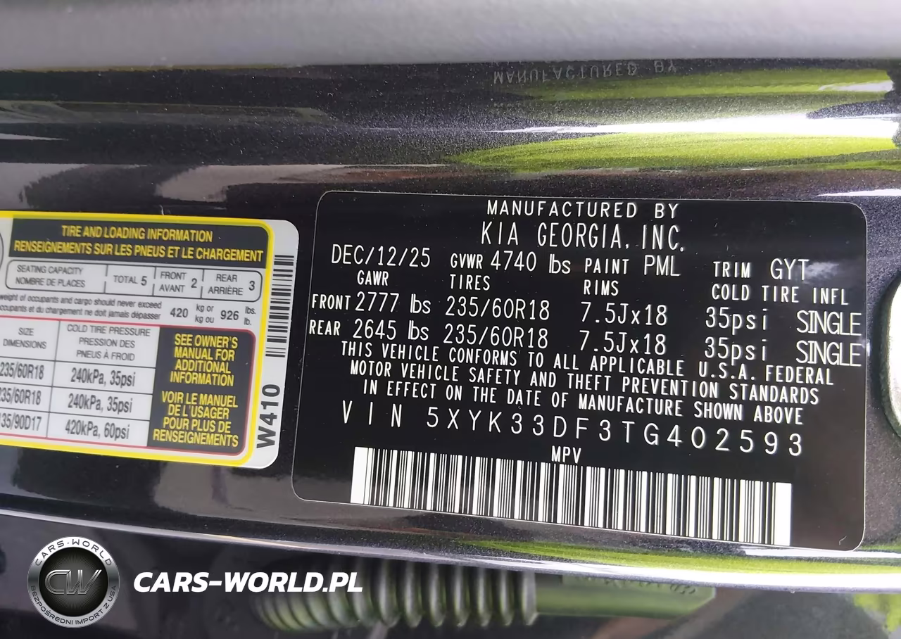 2026 Kia Sportage Ex VIN:5XYK33DF3TG402593 - 9