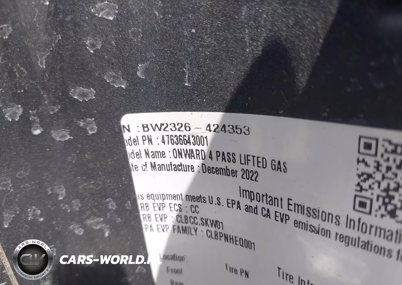 2023 Club Car Onward 4 VIN:00000BW2326424353 - 9