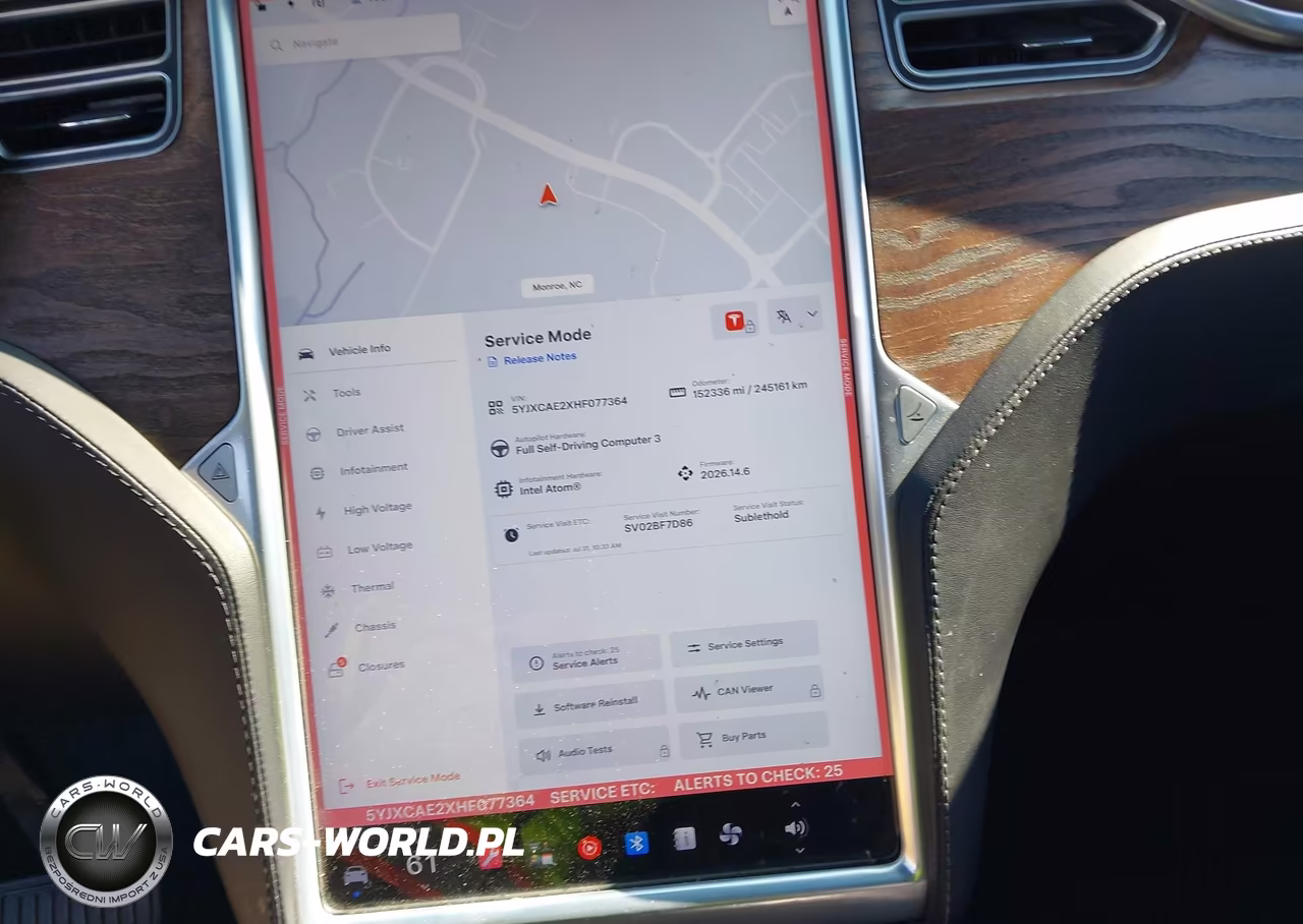 2017 Tesla Model X VIN:5YJXCAE2XHF077364 - 7