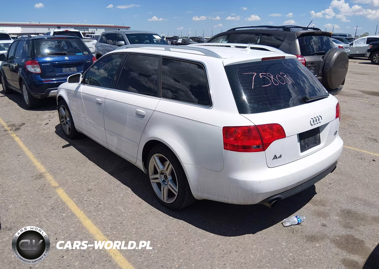 2007 Audi A4 2.0T Avant VIN:WAUKF78E87A146177 - 3