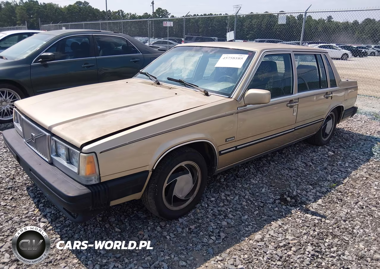 1986 Volvo 760 Gle VIN:YV1GX8743G1008027 - 2