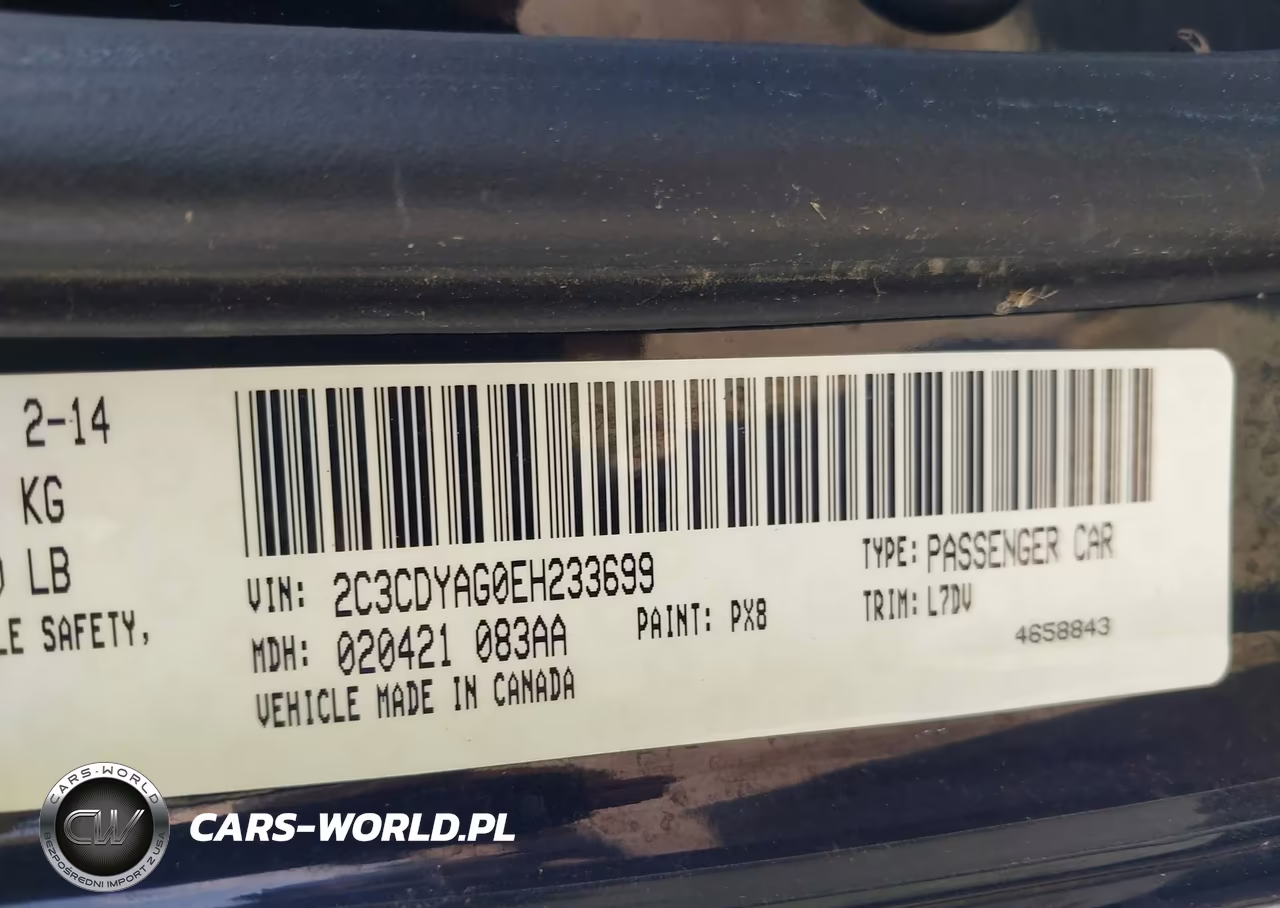2014 Dodge Challenger Sxt VIN:2C3CDYAG0EH233699 - 9