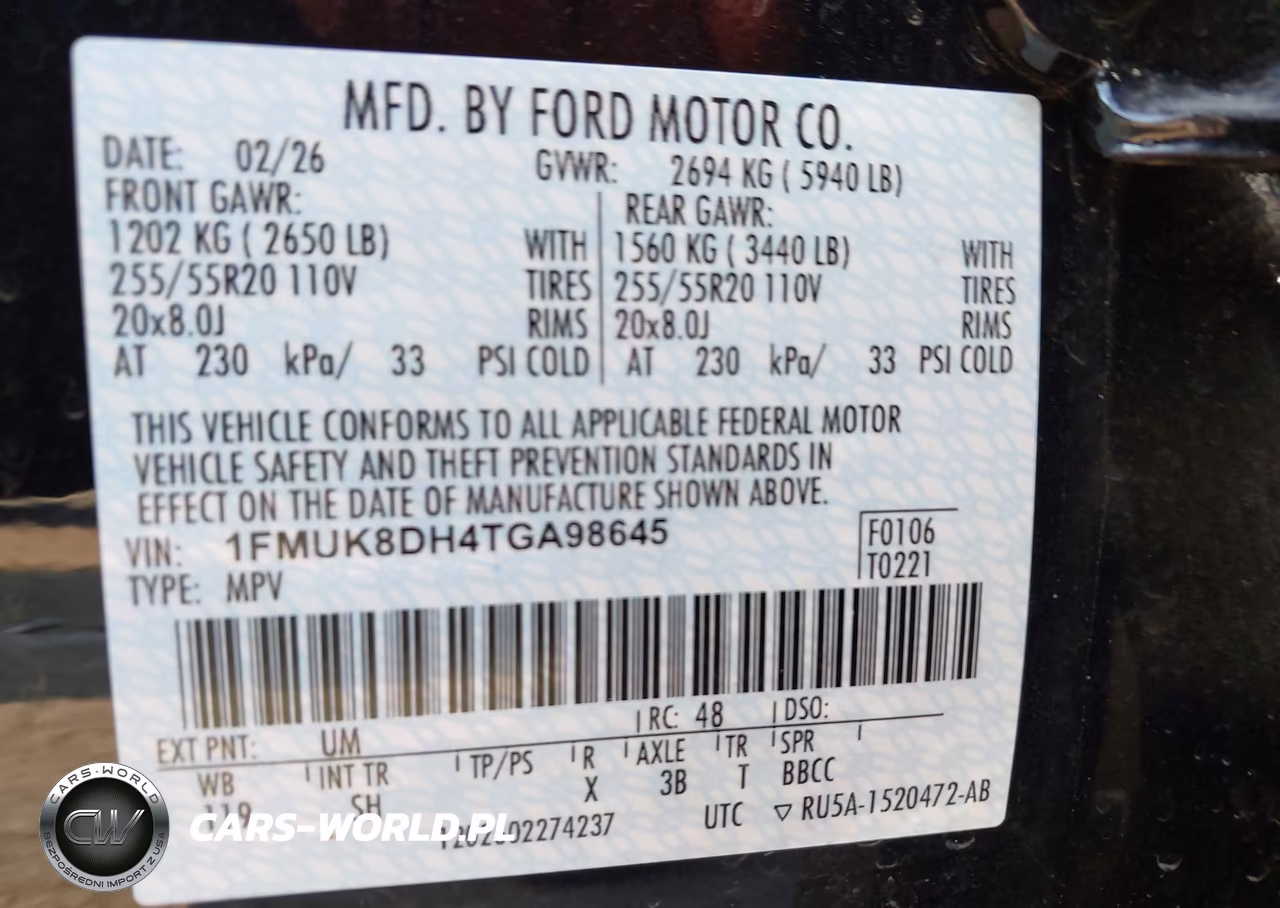 2026 Ford Explorer Active VIN:1FMUK8DH4TGA98645 - 9