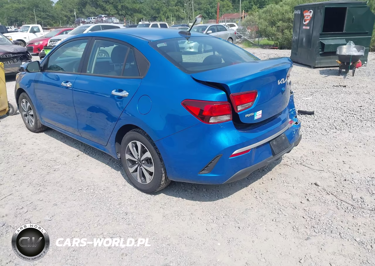2022 Kia Rio S VIN:3KPA24AD1NE490714 - 3