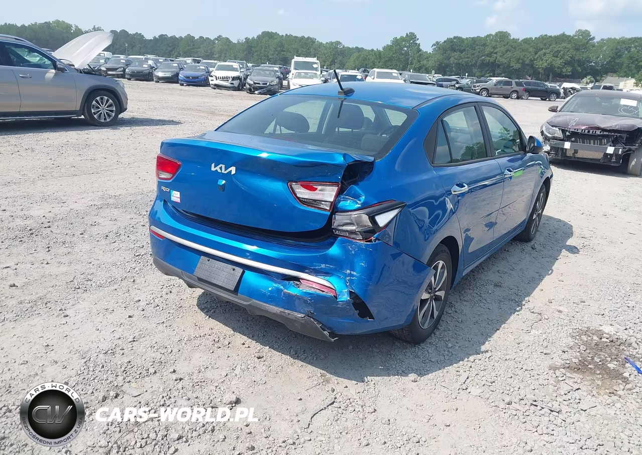 2022 Kia Rio S VIN:3KPA24AD1NE490714 - 4