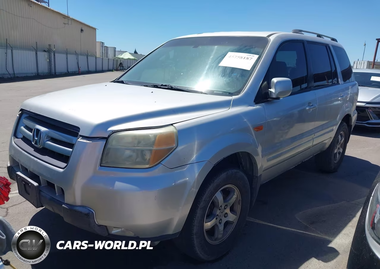 2006 Honda Pilot Ex VIN:5FNYF28526B000296 - 2