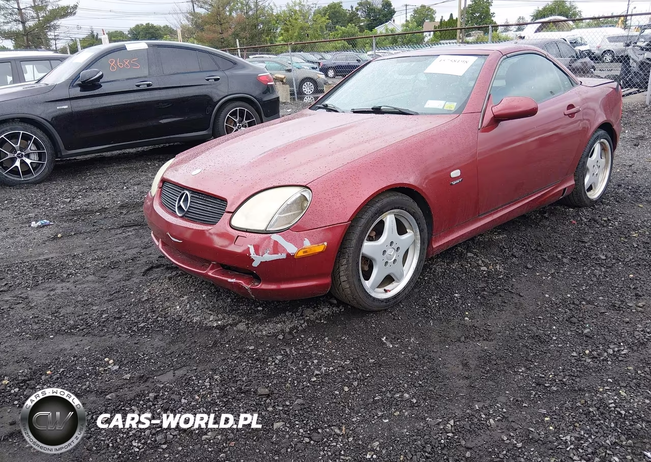 2000 Mercedes-Benz Slk 230 Kompressor VIN:WDBKK47F3YF156383 - 2