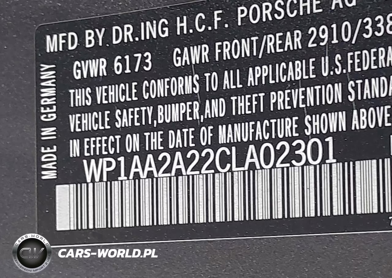 2012 Porsche Cayenne VIN:WP1AA2A22CLA02301 - 9