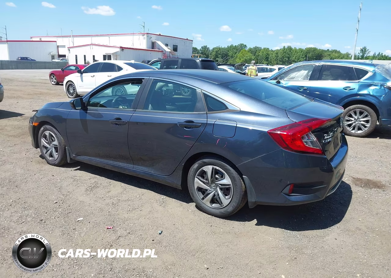 2019 Honda Civic Lx VIN:2HGFC2F66KH603737 - 3