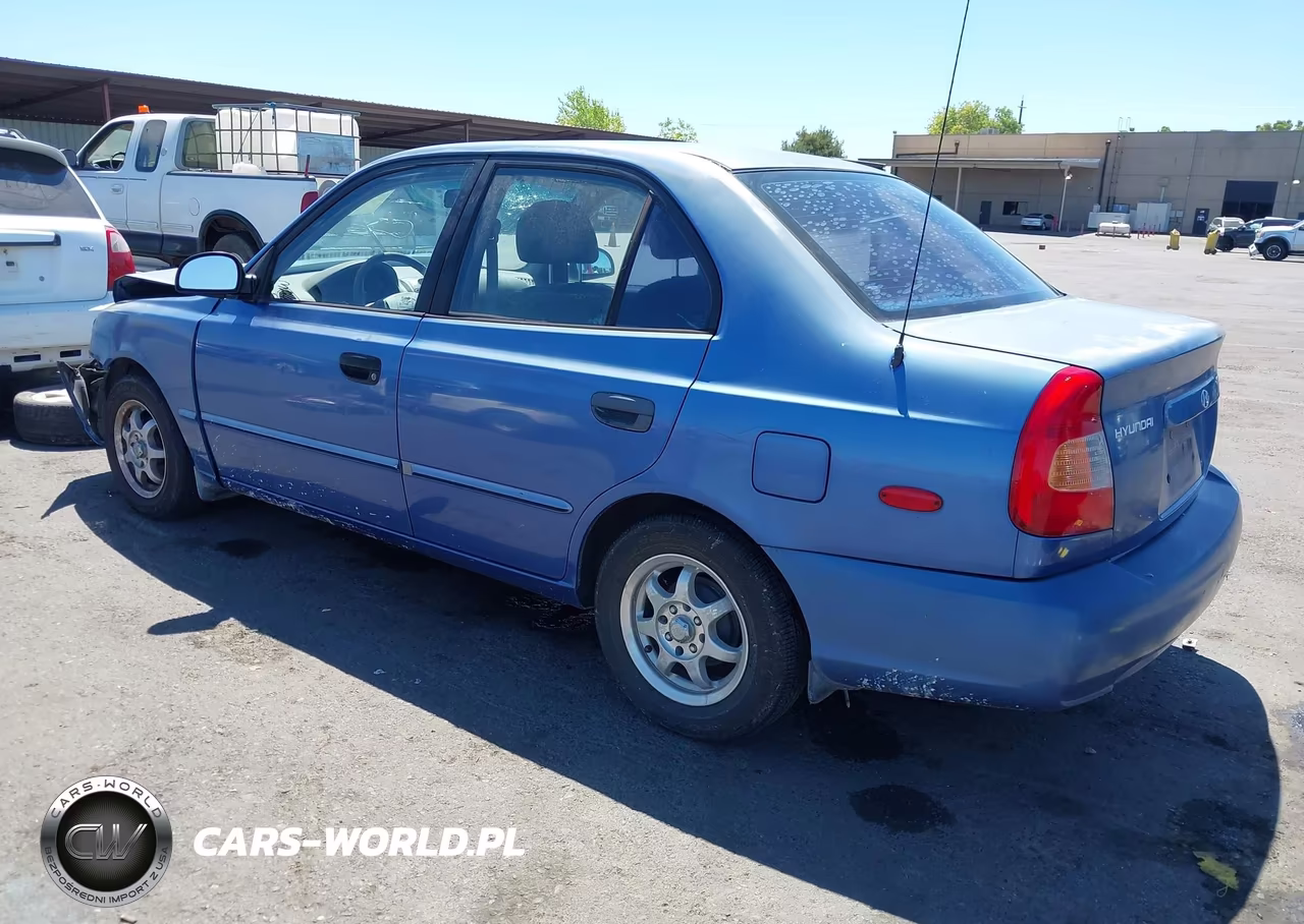 2002 Hyundai Accent Gl VIN:KMHCG45C62U332826 - 3