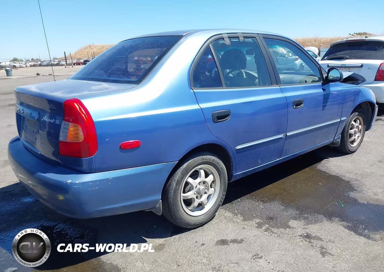 2002 Hyundai Accent Gl VIN:KMHCG45C62U332826 - 4