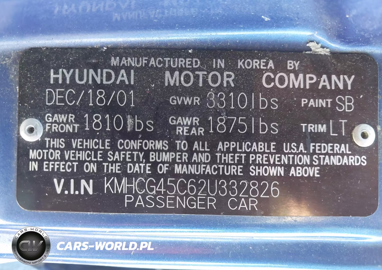 2002 Hyundai Accent Gl VIN:KMHCG45C62U332826 - 9