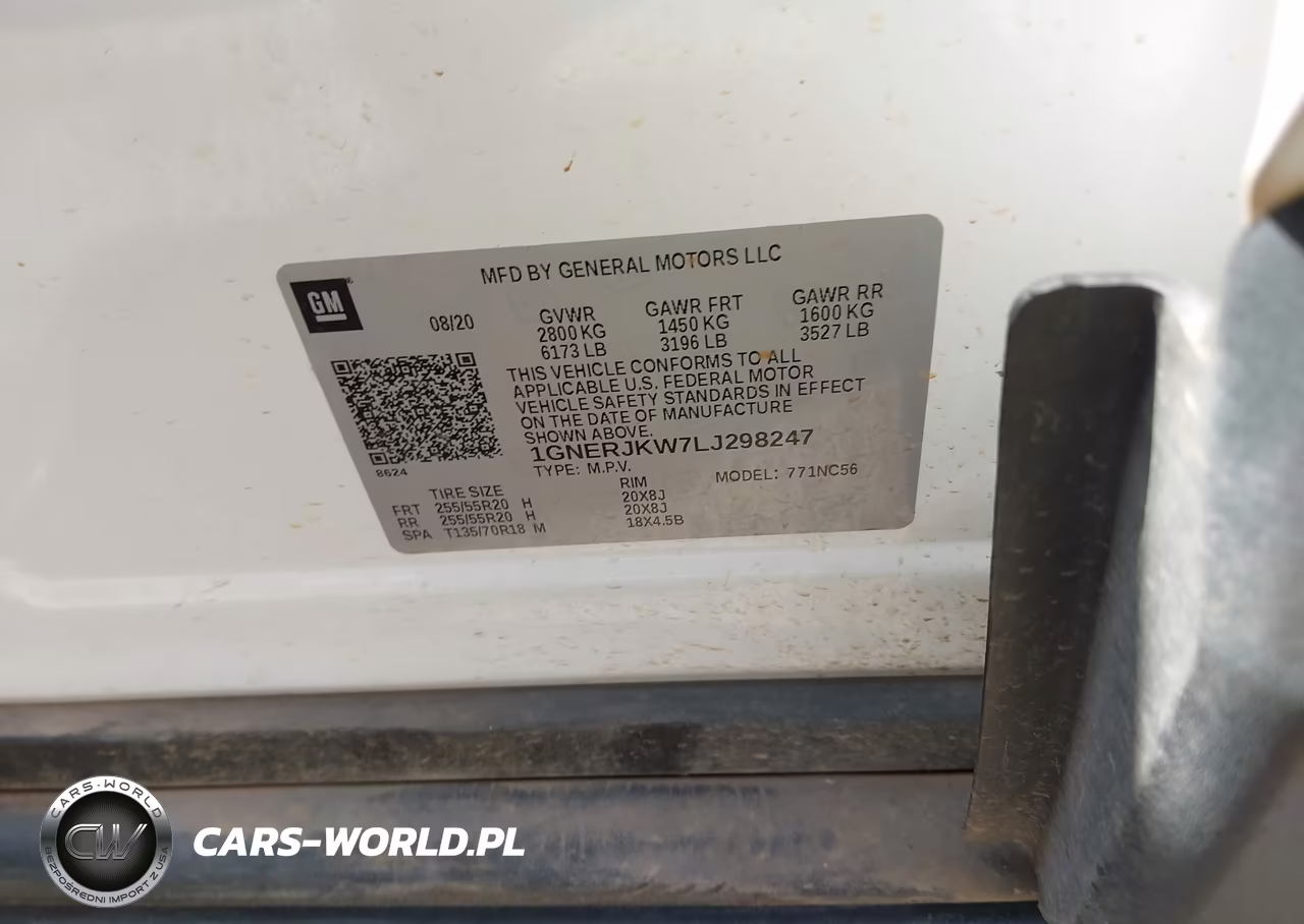 2020 Chevrolet Traverse Fwd Rs VIN:1GNERJKW7LJ298247 - 9