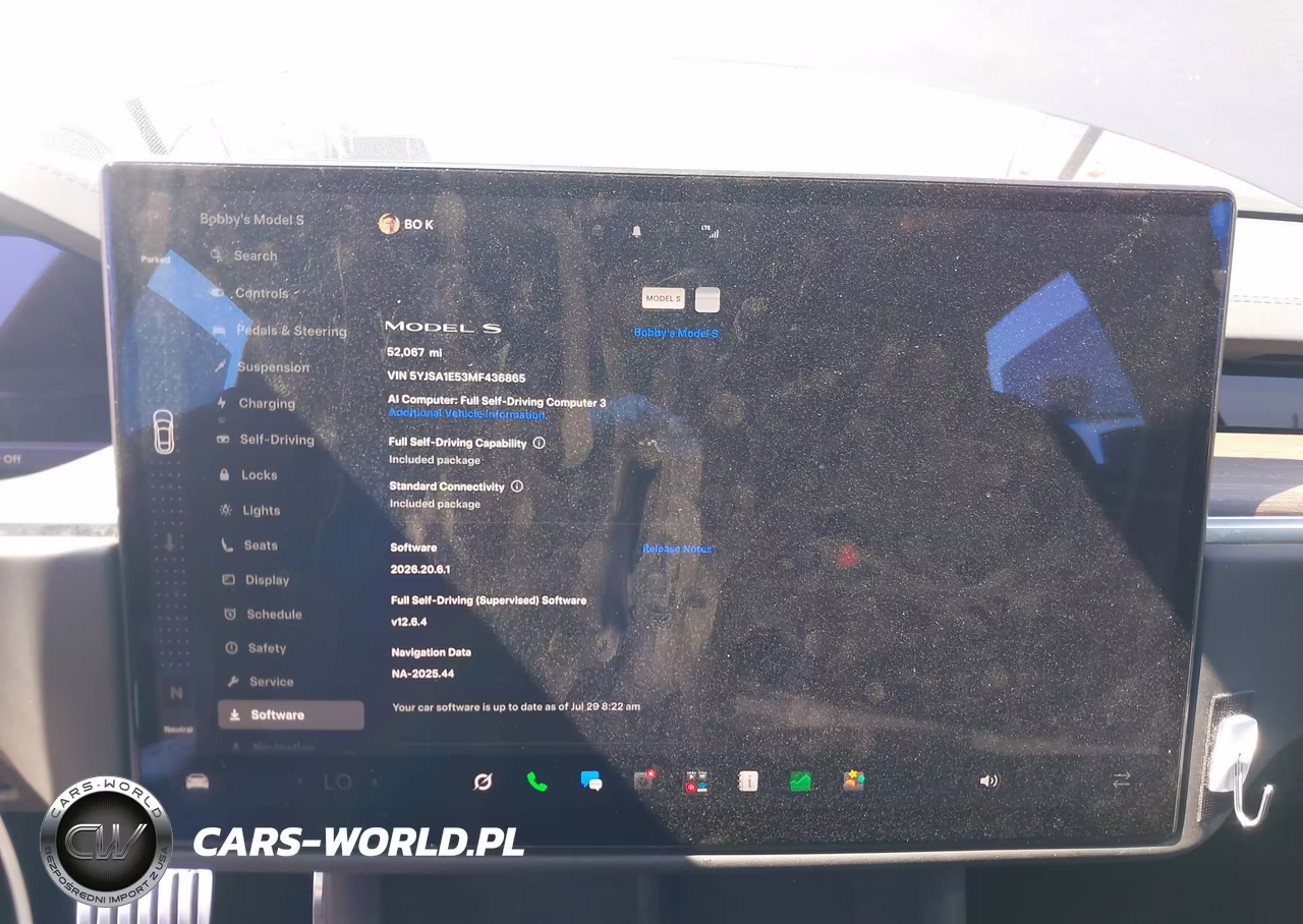 2021 Tesla Model S Long Range Dual Motor All-Wheel Drive VIN:5YJSA1E53MF436865 - 7
