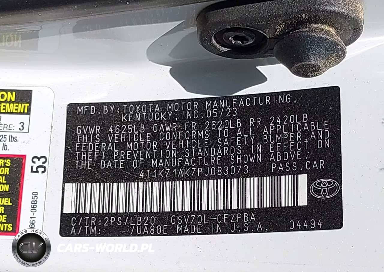 2023 Toyota Camry Xse V6 VIN:4T1KZ1AK7PU083073 - 9