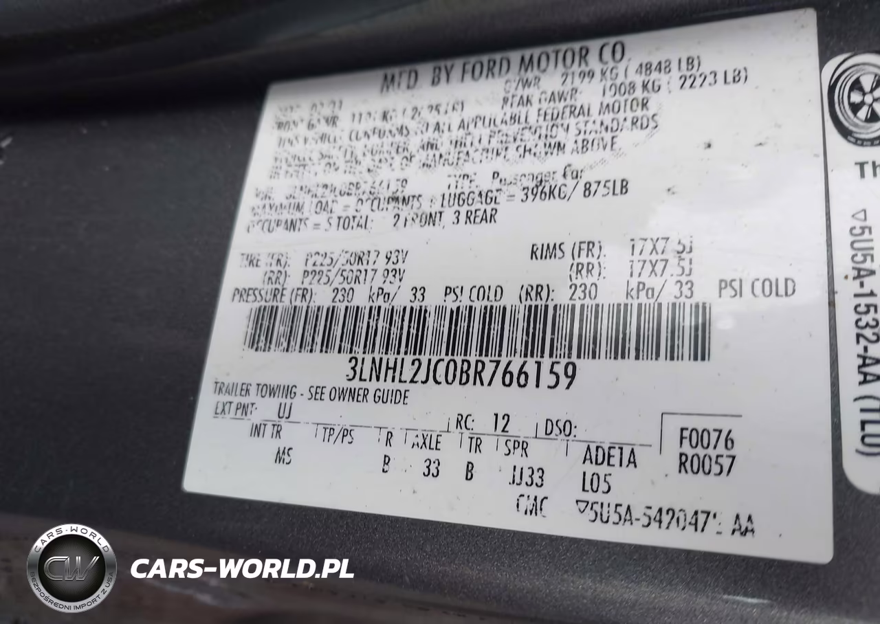 2011 Lincoln Mkz VIN:3LNHL2JC0BR766159 - 9