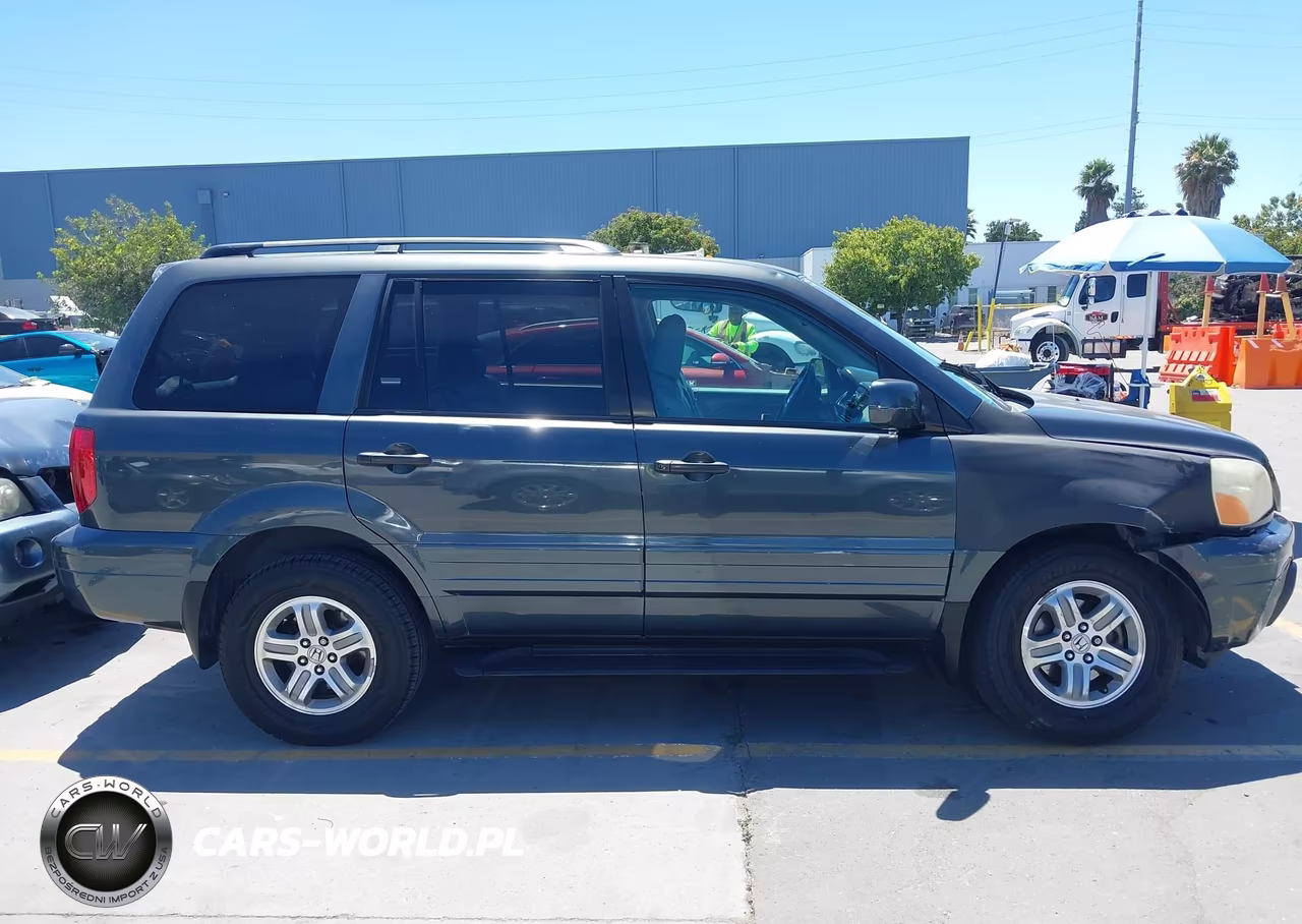 2005 Honda Pilot Ex-L VIN:2HKYF18505H553491 - 12