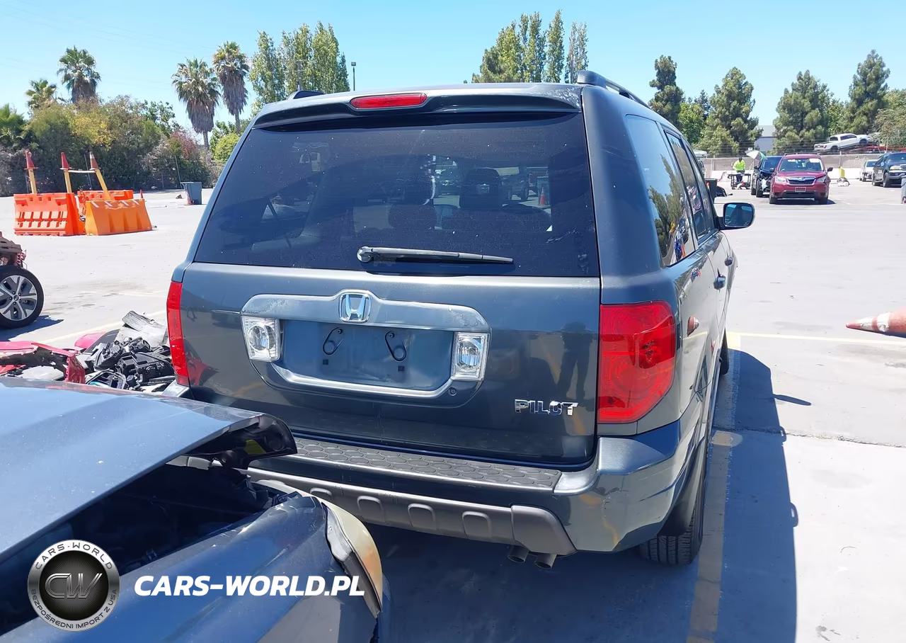 2005 Honda Pilot Ex-L VIN:2HKYF18505H553491 - 15