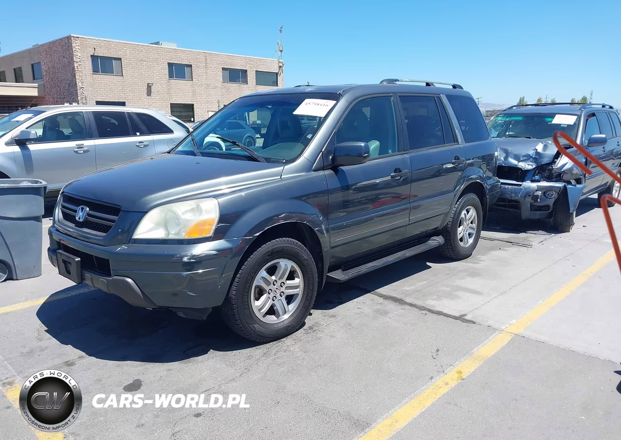 2005 Honda Pilot Ex-L VIN:2HKYF18505H553491 - 2