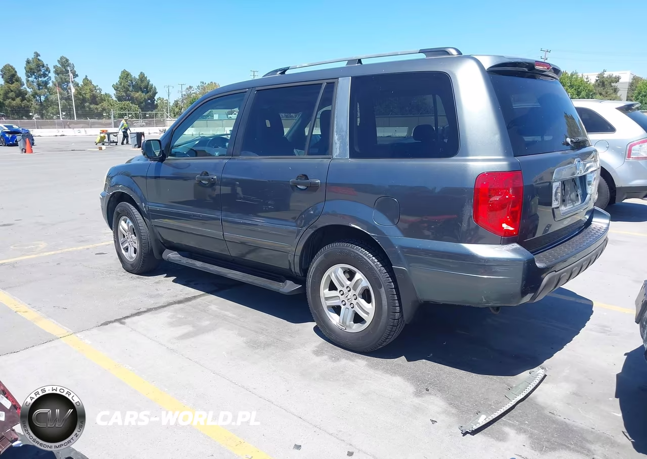 2005 Honda Pilot Ex-L VIN:2HKYF18505H553491 - 3