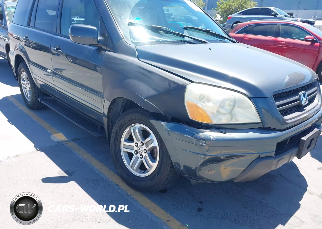 2005 Honda Pilot Ex-L VIN:2HKYF18505H553491 - 6